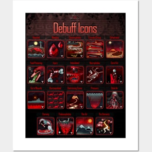 Debuff Icons Collection Posters and Art